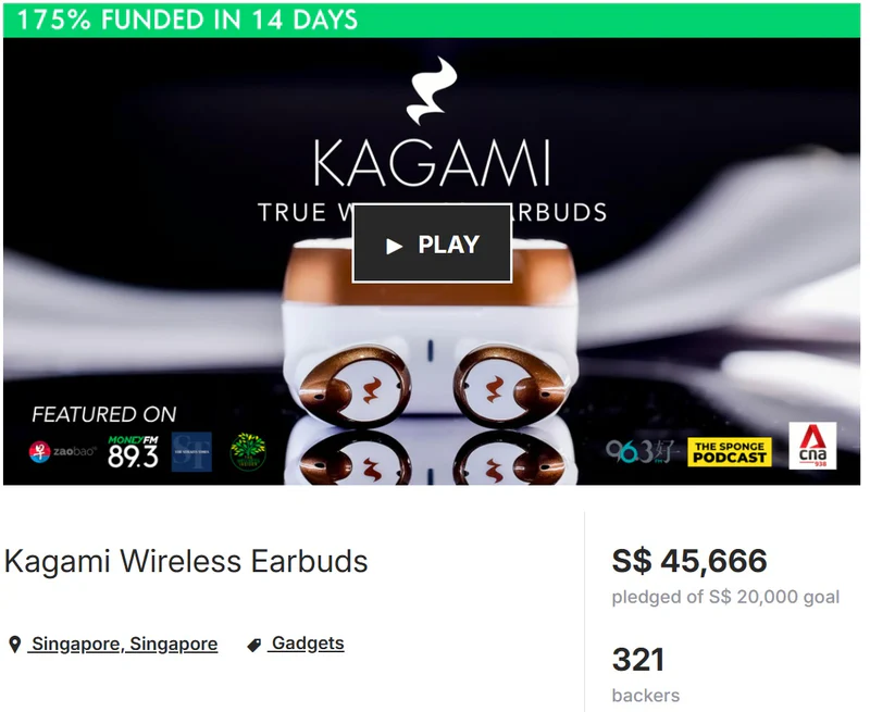 Kagami Kickstarter campaign